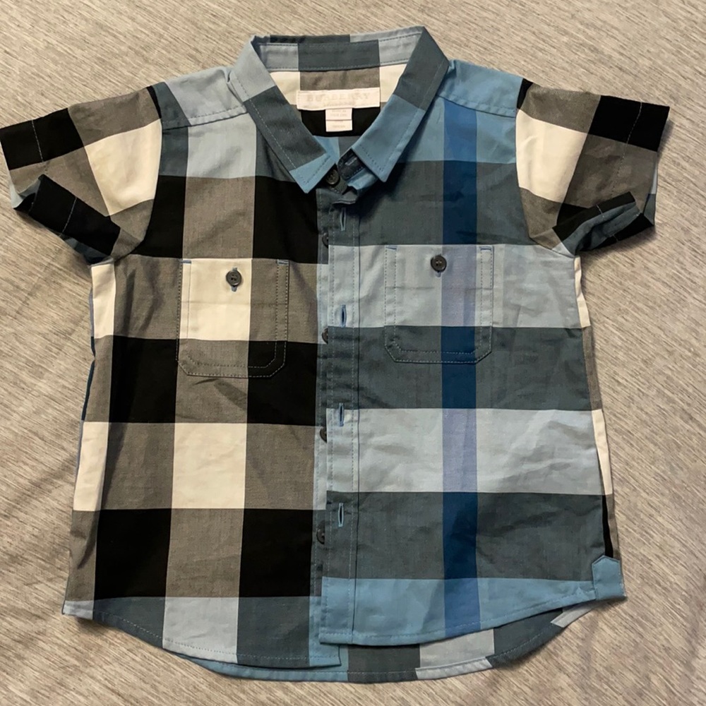 Boys 12 month Burberry Button Up